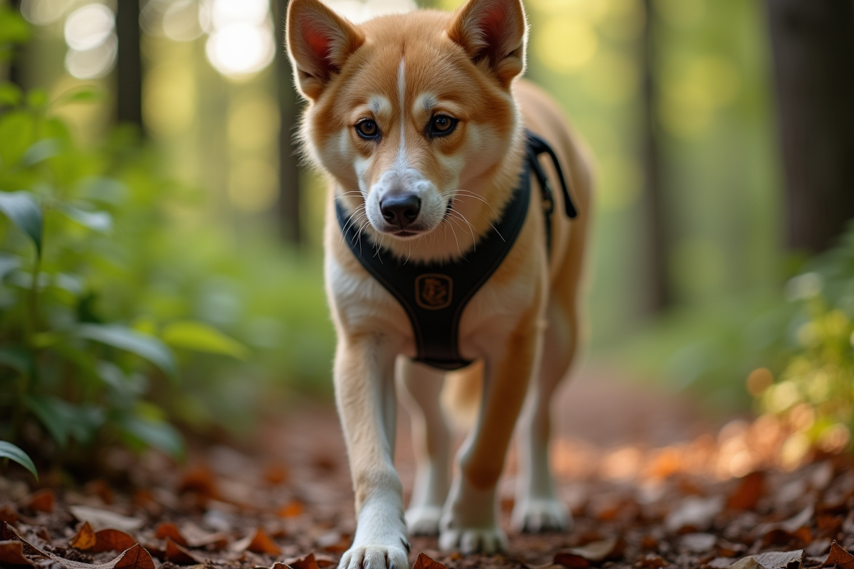 chien promenade