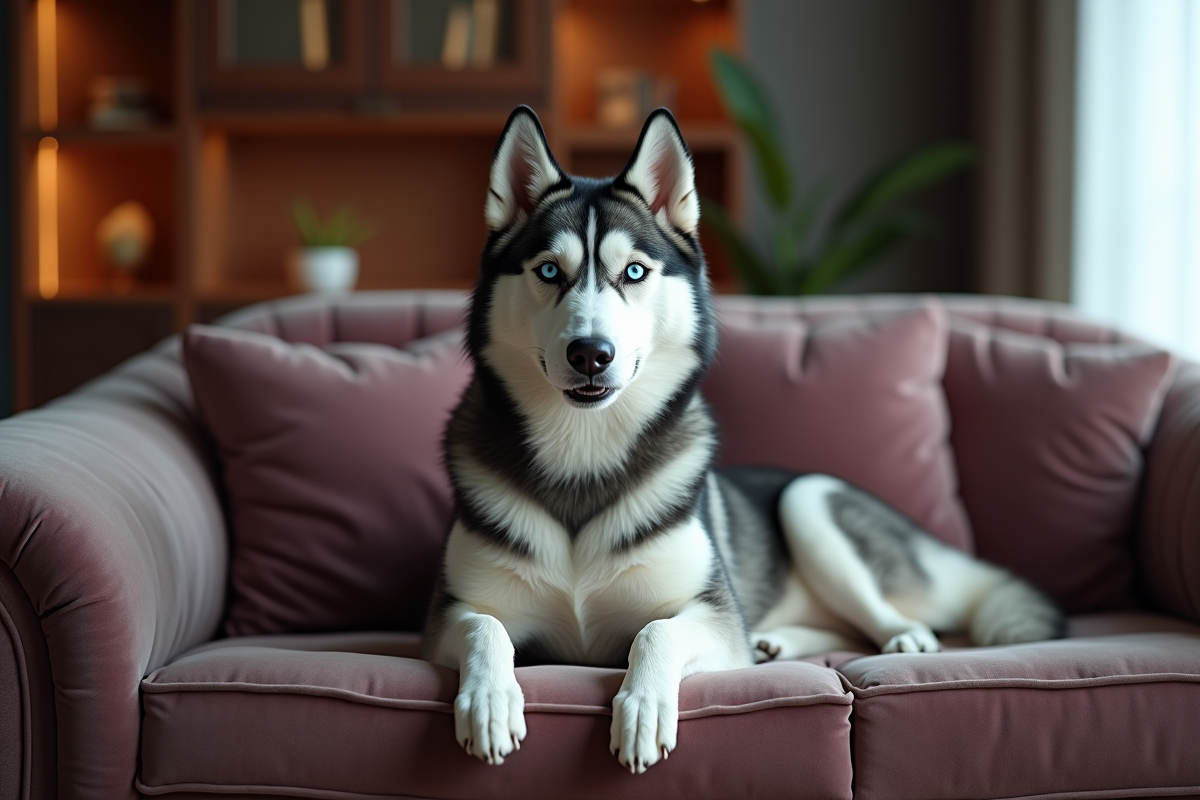 chien élégant