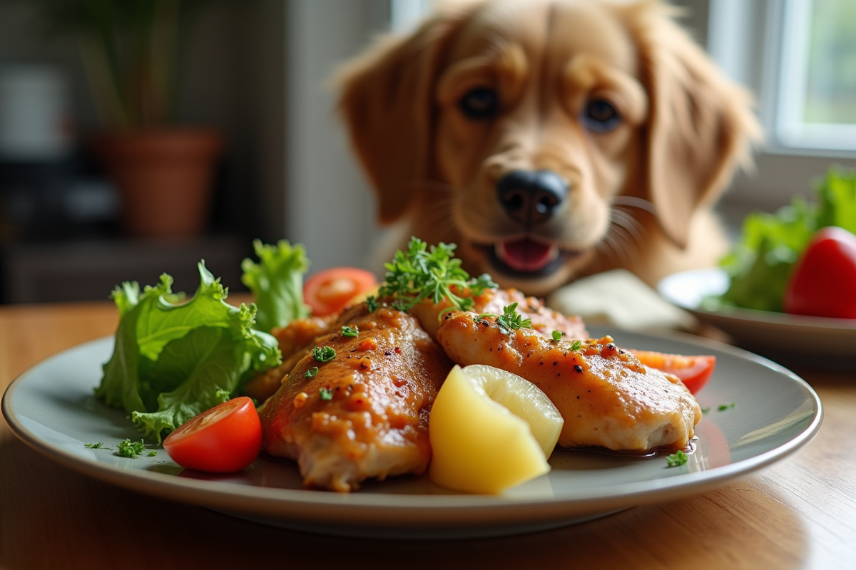 poulet légumes