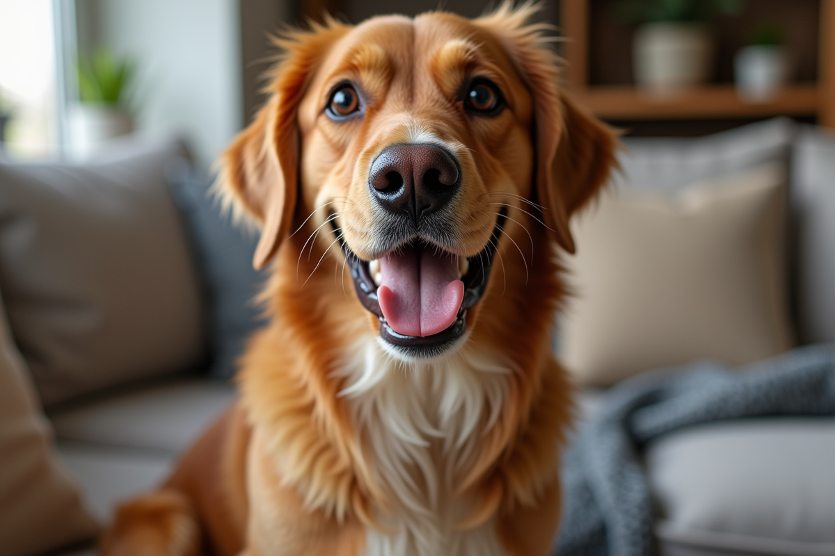 chien yeux