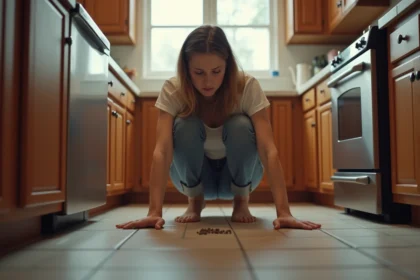 Jeune maman découvre des pellets dans la cuisine